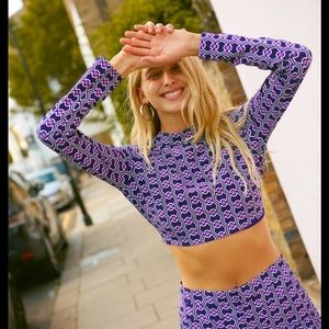 NWT Zara Geometric Long sleeve